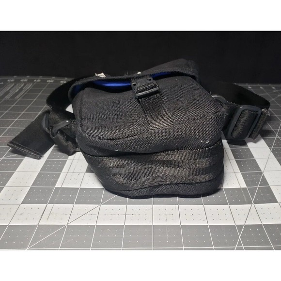 LowePro Camera Lenses Bag Black Seatbelt Strap & Blue Interior Divided Vintage - Picture 5 of 7